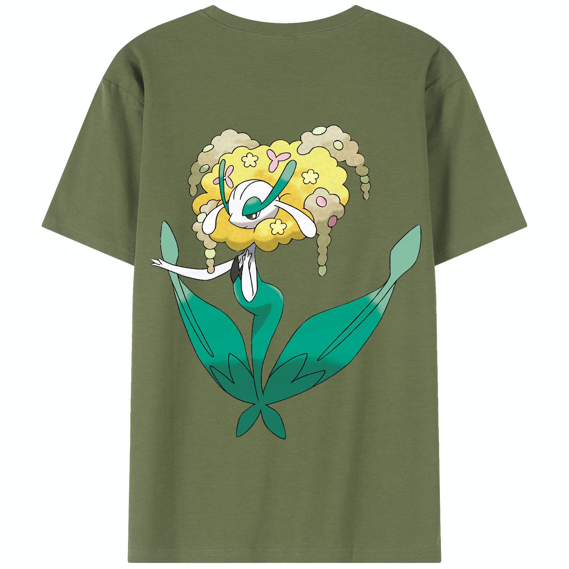 （画像用） ポケットモンスター Pokémon 綿100％半袖Tシャツ（背面プリント）